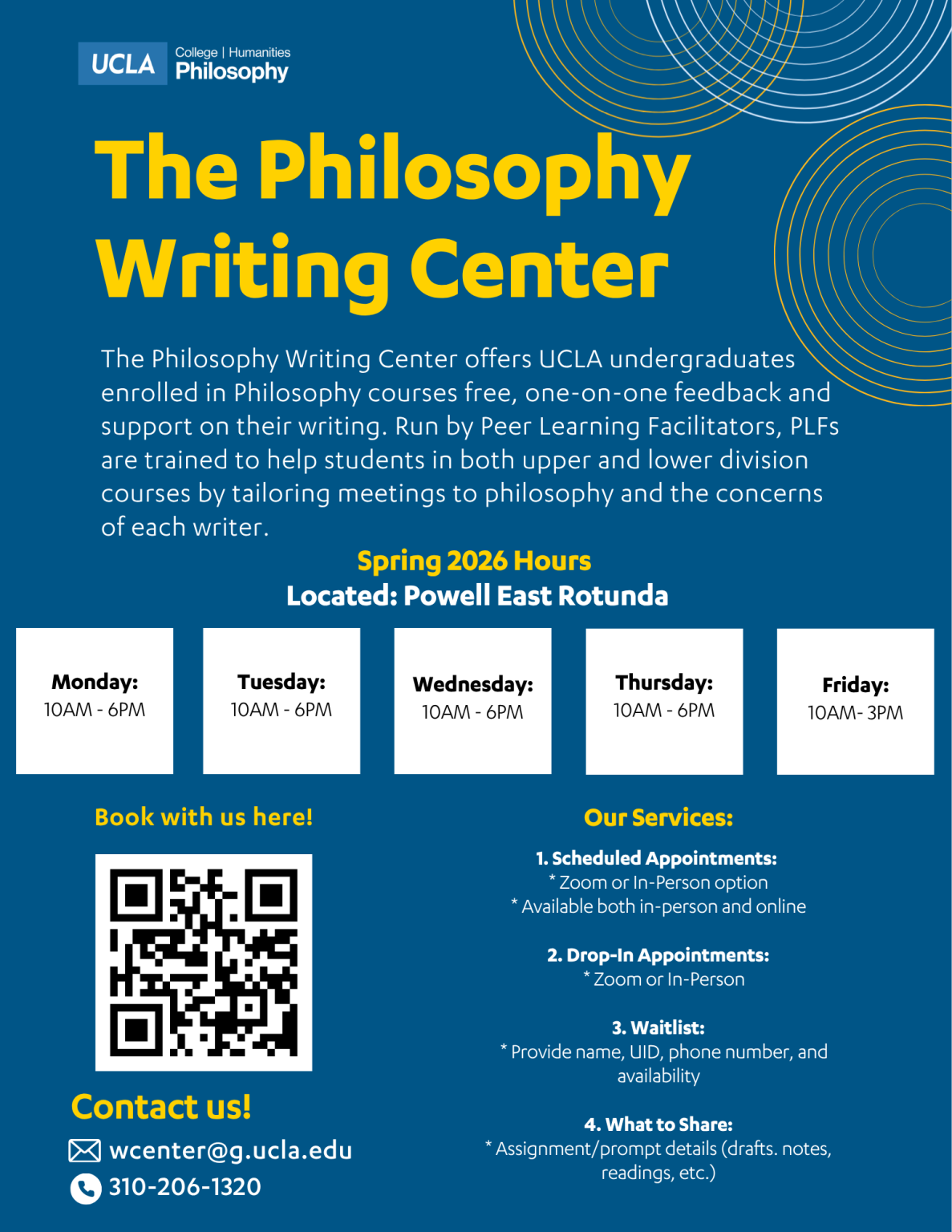 PWC Spring 2026 - Department of Philosophy - UCLA